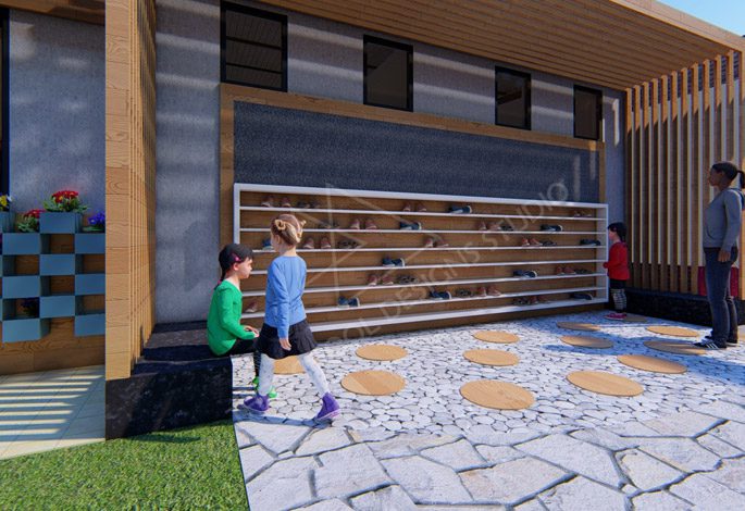 Basil Woods Preschool, Bengaluru (Render).