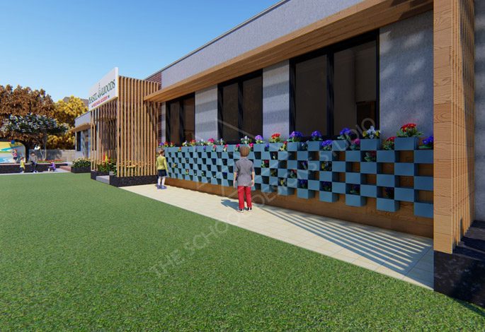 Basil Woods Preschool, Bengaluru (Render).