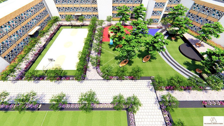 St. Joseph's higher sec. Matric school, Pallalakuppam, Tamilnadu. Design Created by The School Designs Studio