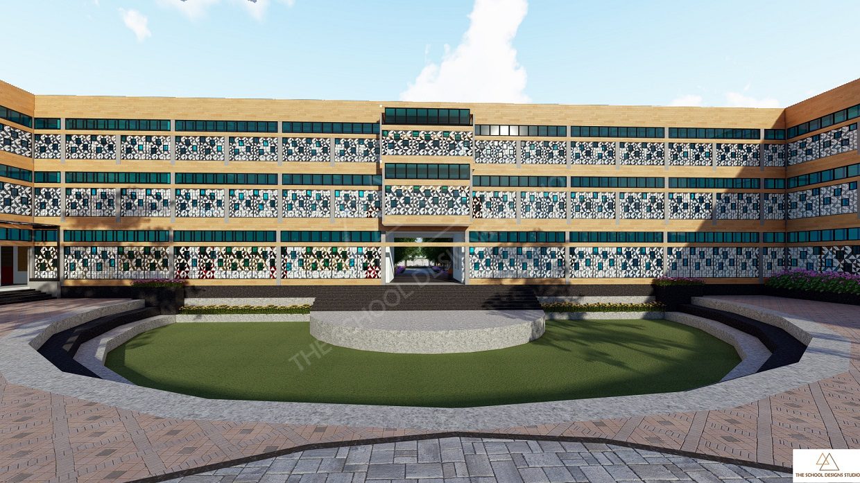 St. Paul's Matric School, Pernambut, Tamilnadu. Designed by The School Designs Studio