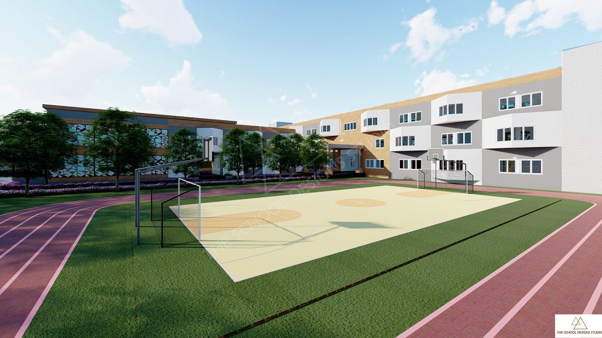 St. Paul's Matric School, Pernambut, Tamilnadu. Designed by The School Designs Studio