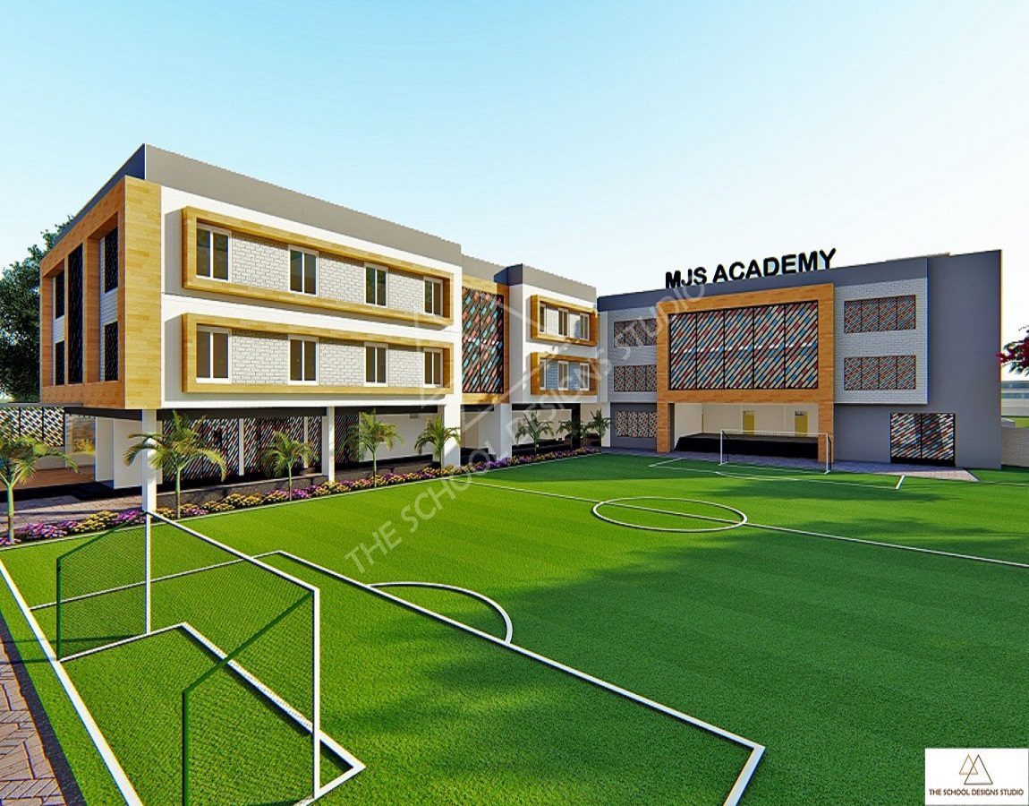 MJS Academy, Ayodhya, Uttar pradesh. Designed by The School Designs Studio