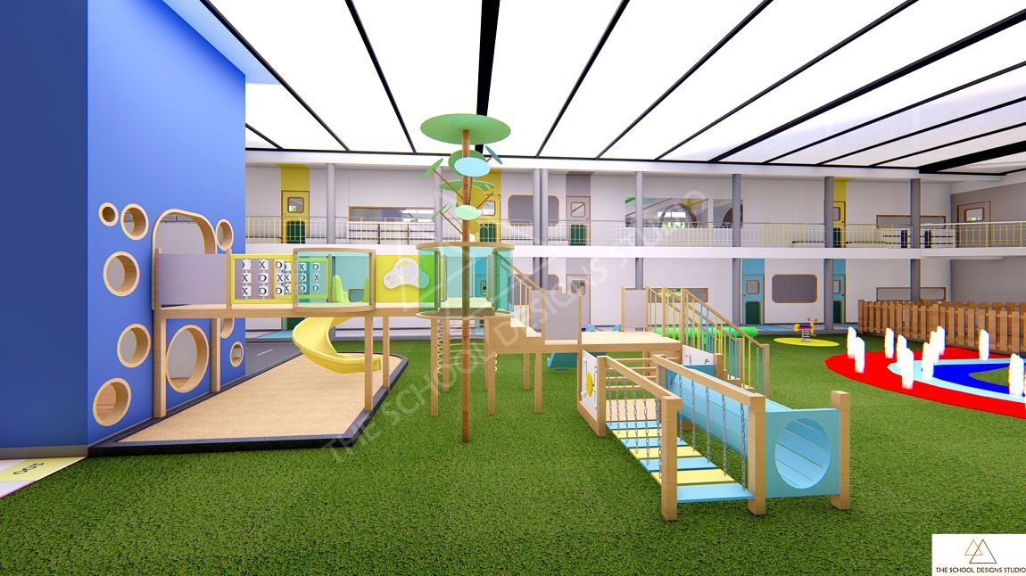 KSR Akshara Academy, Tiruchengude, Tamilnadu. Designed Created by The School Designs Studio