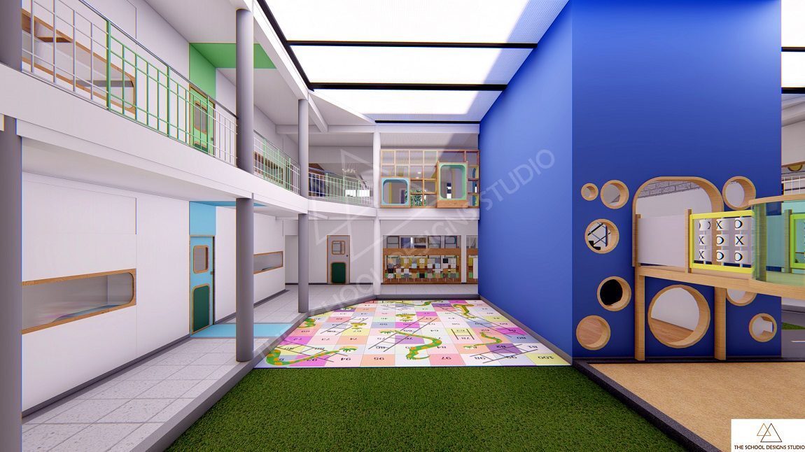 KSR Akshara Academy, Tiruchengude, Tamilnadu. Designed Created by The School Designs Studio