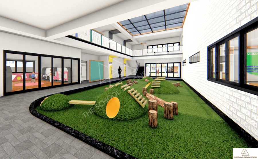 The Millennium School, Bengaluru (Render) hall
